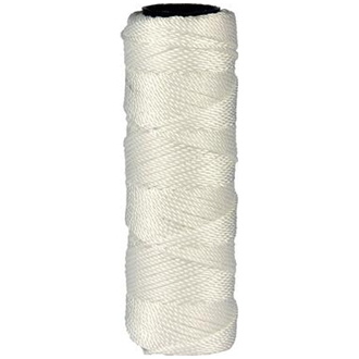 PÖSAMO Nylon-Mauerschnur 1,3 mm weiss 50 m