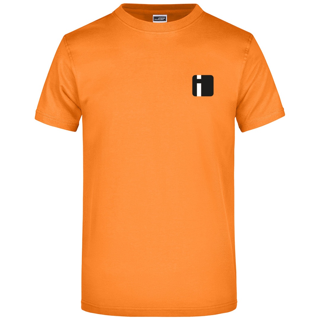 Tauber Bau-James & Nicholson Komfort T-Shirt JN002 Gr. 3XL orange