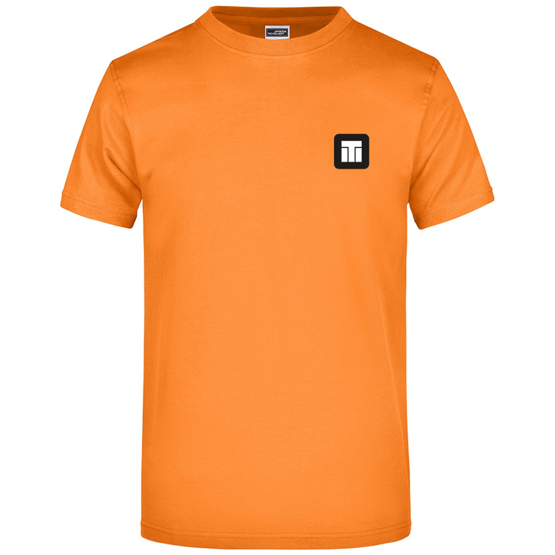 Tauber Bau-James & Nicholson Komfort T-Shirt JN002 Gr. 2XL orange