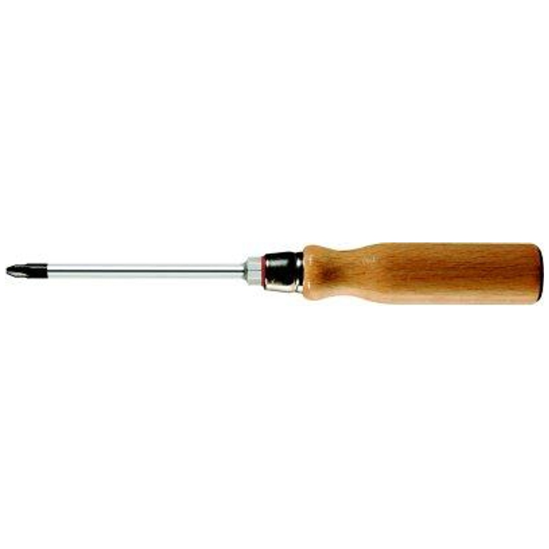 Fortis Kreuzschlitz-Schraubendreher Holzheft PZ2 x 100 mm