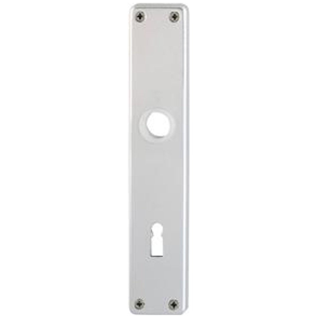 Hoppe Zimmertür-Langschild, PZ, E72, RH7, ALU, 202SP, London, eckig, F4