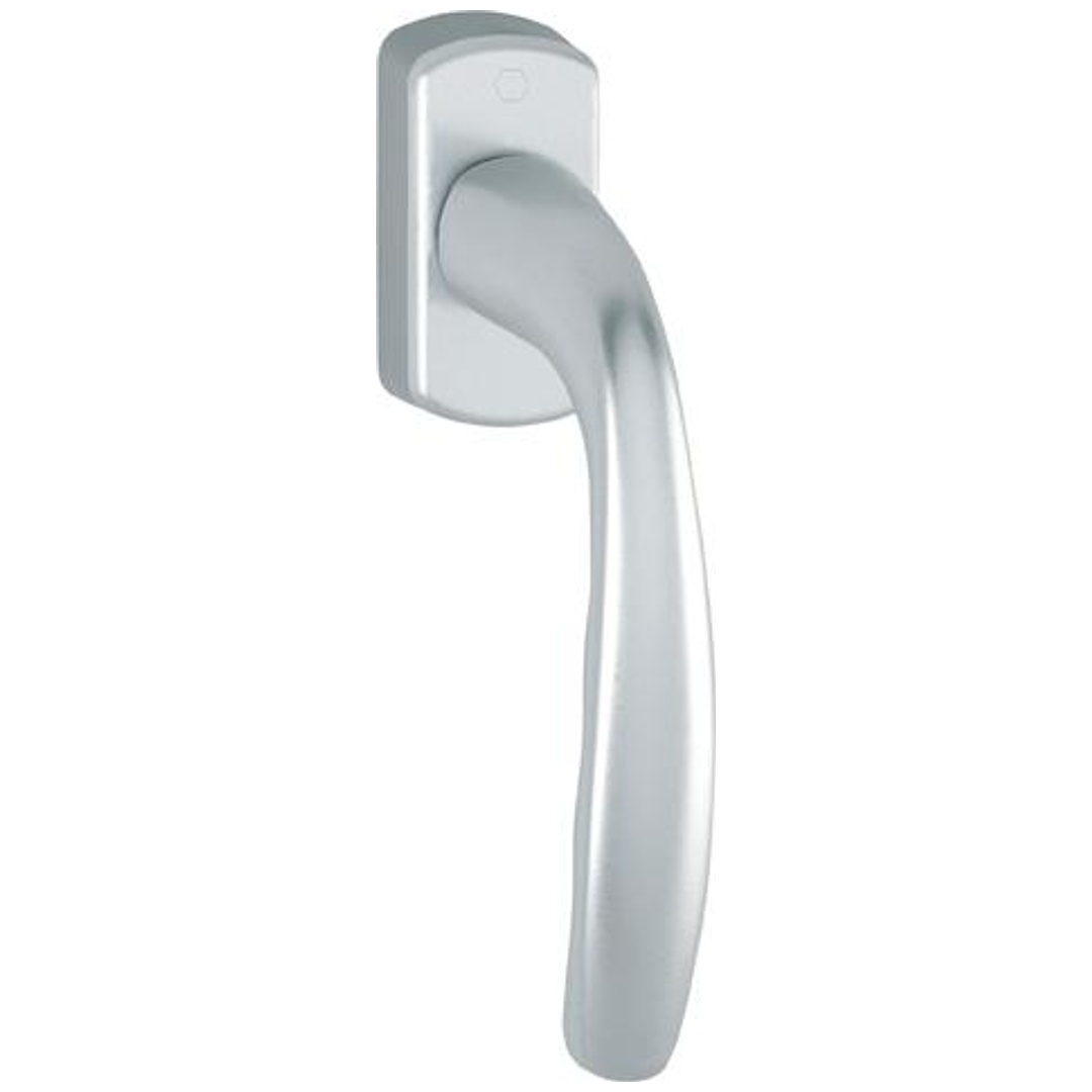 Hoppe DK-Fenstergriff, Stand., VK7, ALU, 0810/U10, New York, mit VKstift, verd. verschr., F9016