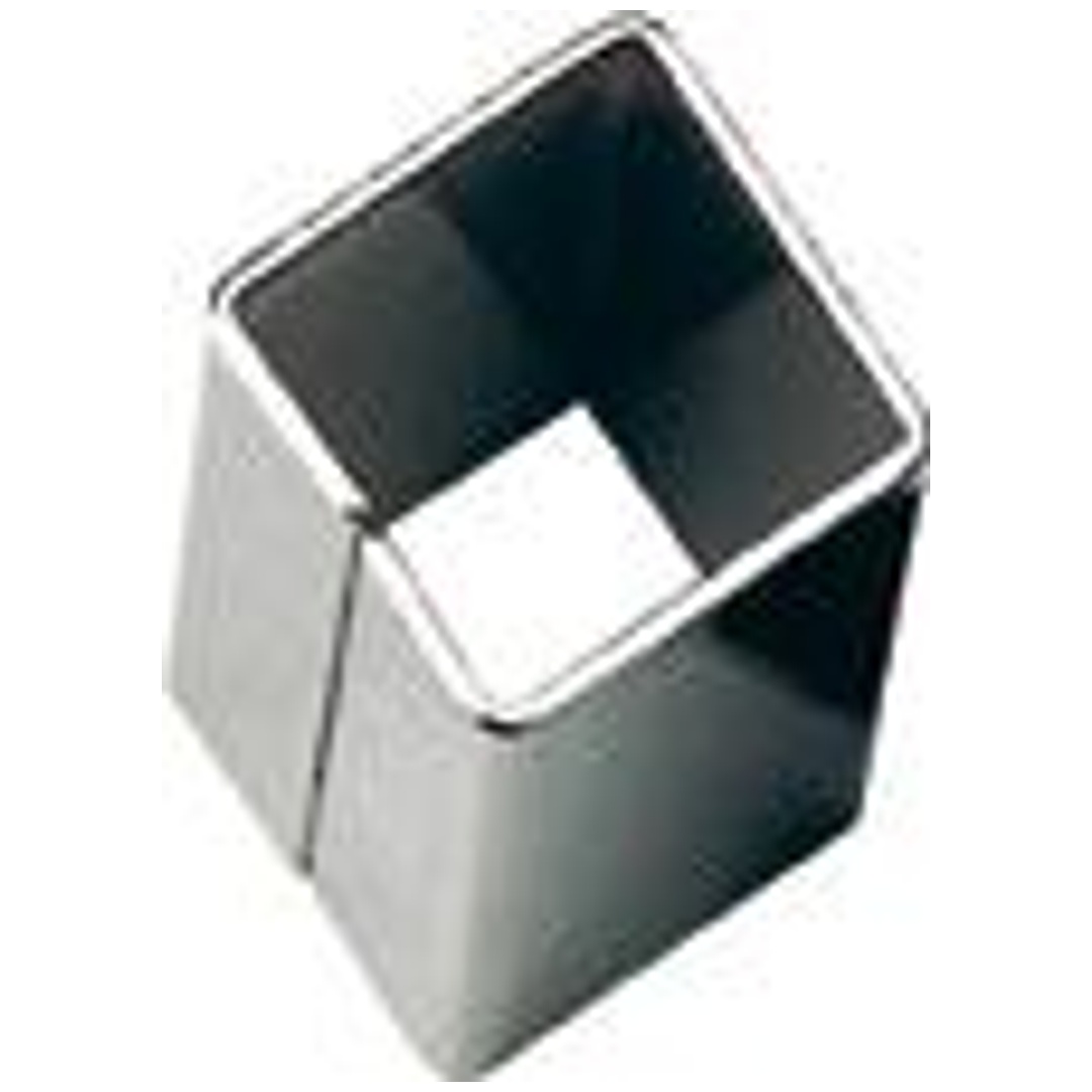 Hoppe Ausgleichshülse, VK8/9, Eisen, Reduzierhülse, Länge 30 mm, blank silber