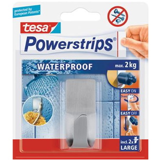 Tesa Haken Zoom Metall Inh.1StPowerstrips Waterproof