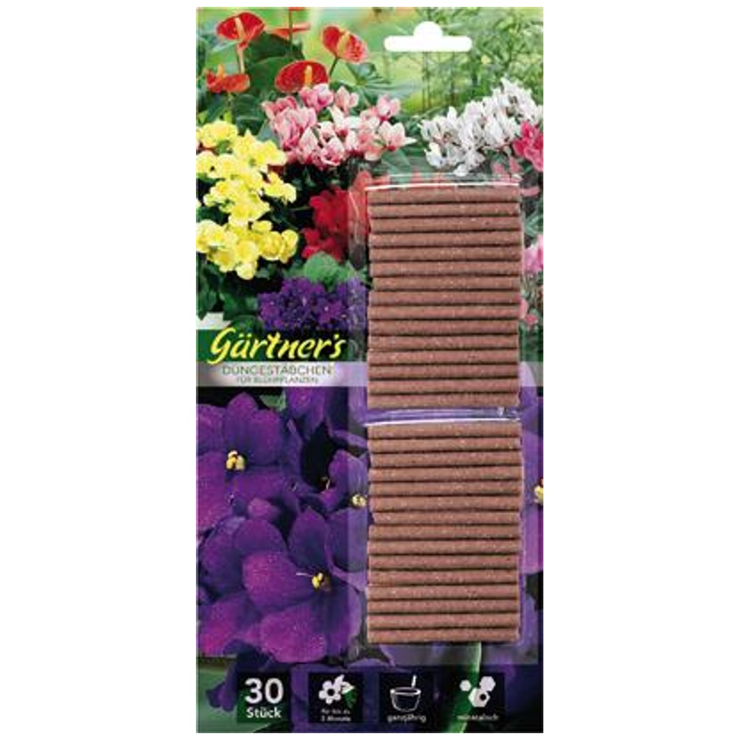 Gärtners Düngestäbchen für Blühpflanzen, 1 Pck, 30 Stk.