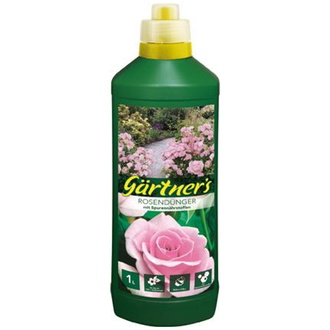 Gärtner's Rosendünger mit Spurenelemente, 1 l