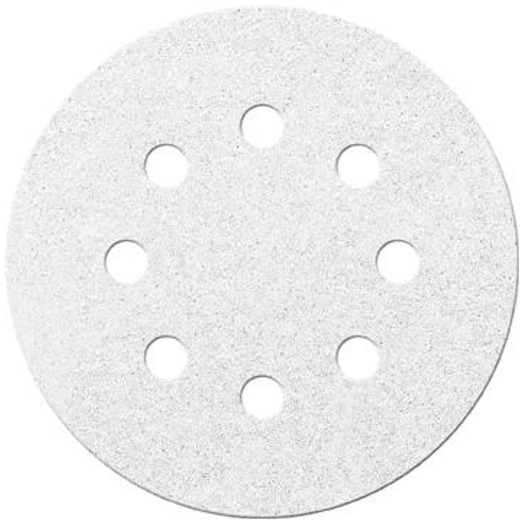Fortis Klettschleifscheibe weiss125 mm K240, 8 Loch