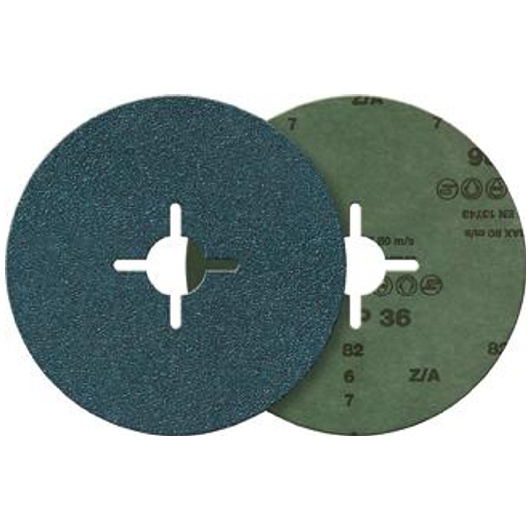 Fortis Fiberschleifscheibe Zirkonkorund 115 mm K36