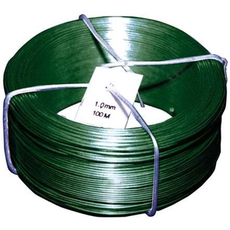 Drahtspinne PVC grün 1,4/0,9 mm x 50 m