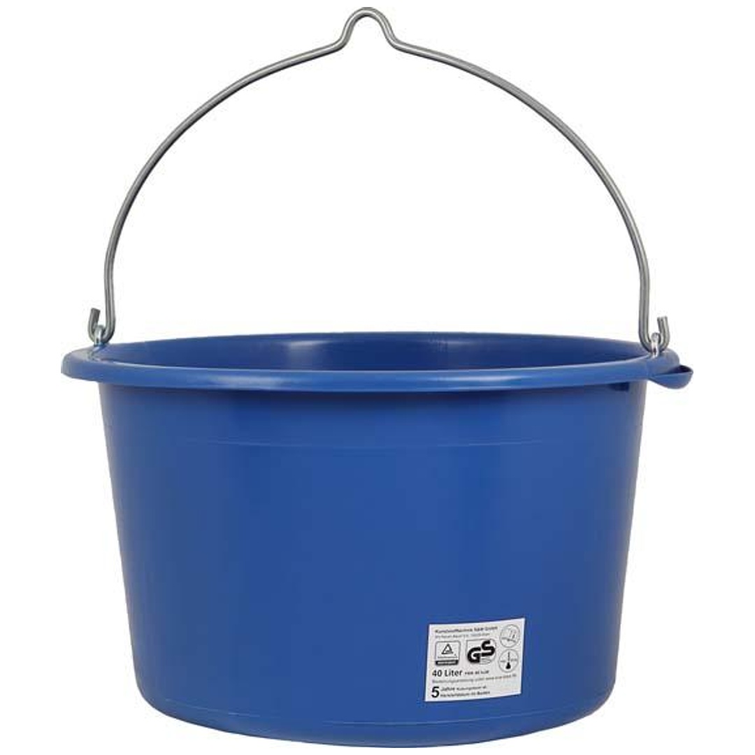 Mörtelkübel 40 l, kranbar, blau