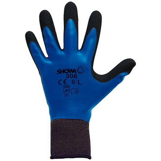 SHOWA Allwetterhandschuh 306, Gr. 7 schwarz-blau