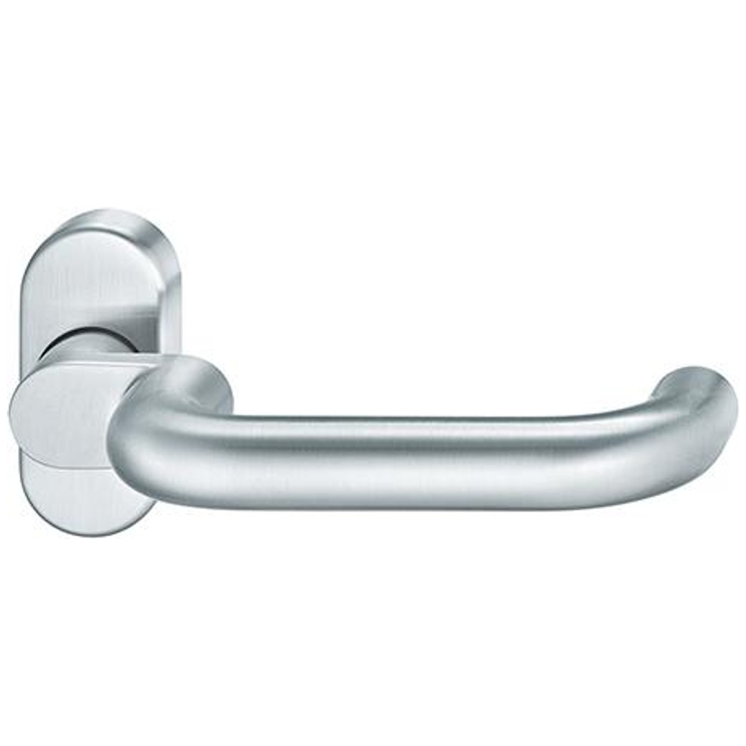 FSB FH-Drücker-Halbgrt, AP, Standflg., gekr., oL, VK9, DL-R, ER, Mod. 1070, edelstahl p654979