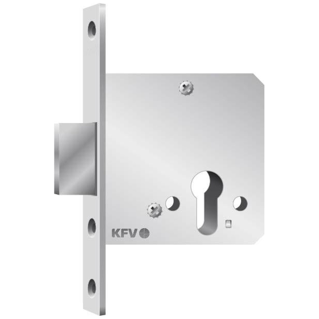 KFV ZT-Einsteckriegelschloss 211, WC, D55, 20kt, DL/DR