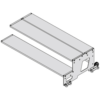 Hymer Erweiterungsmodul für Industrietritt 2271, Stufenbreite 600 mm, 2 Stufen