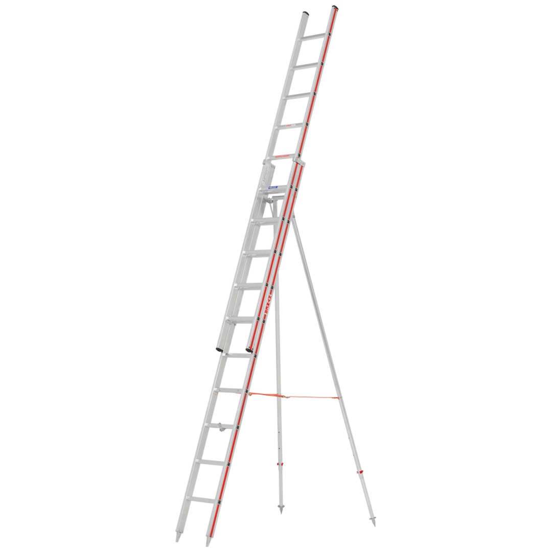 Echelle Direct - Echelle fruitière 24 barreaux - Hauteur de cueillette maximale 7.08m - 3050/2X12