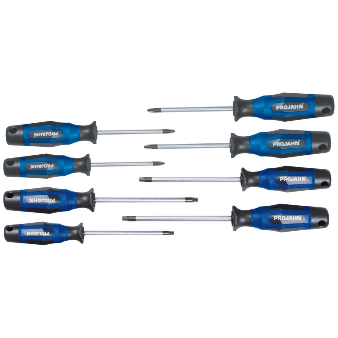 Projahn Schraubendreher Satz 8-tlg. (PH+PZ+TX)