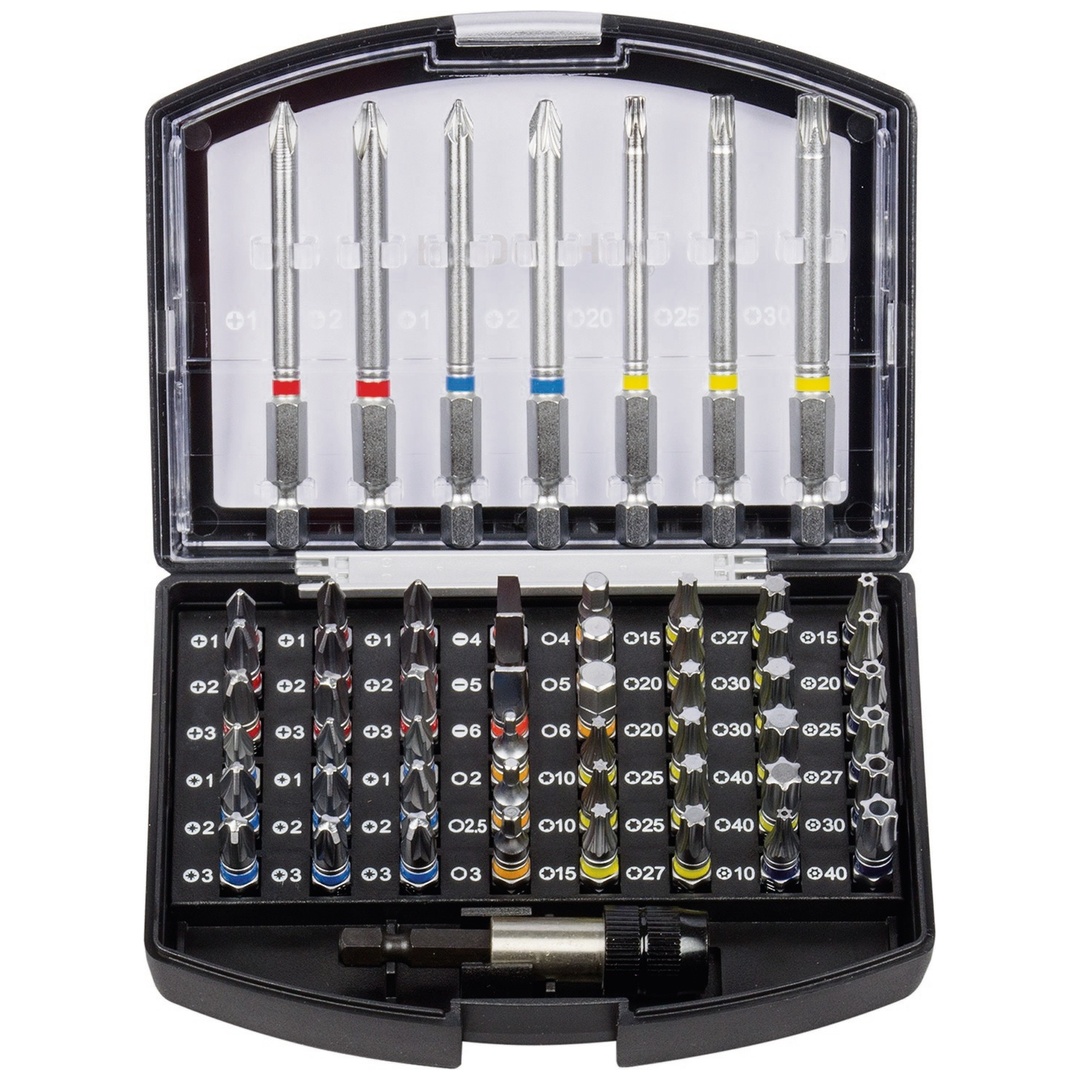 Projahn 1/4 Bit Box mit markierten Bits 56-tlg.