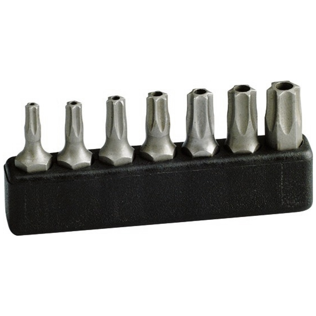 Projahn 1/4 Bit Satz L25 mm TX mit Bohrung T10 - T40 7-tlg.