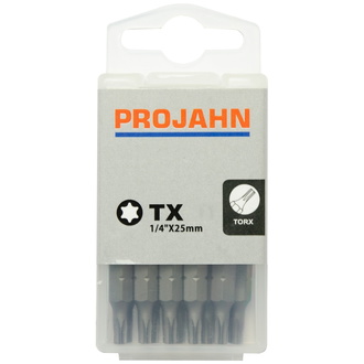 Projahn 1/4 Bit konisch L25 mm TX T20W 10er Pack