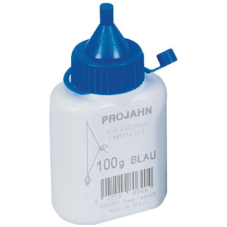 Projahn Farbpulverflasche 100g blau für Schlagschnurroller