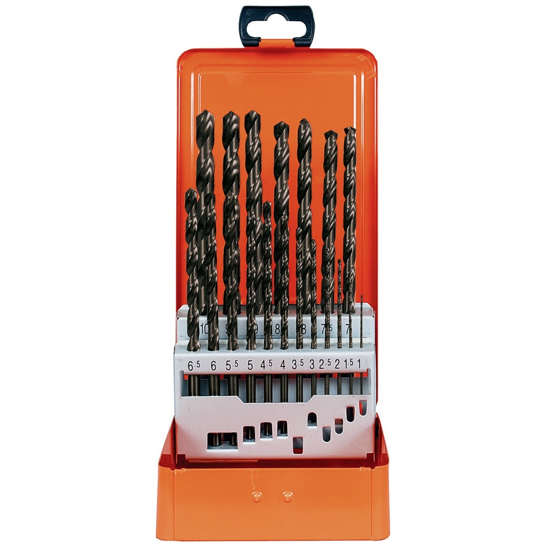 Projahn Metallkassette DIN 340 HSS-G ECO 19-tlg. 1-10/0,5 mm