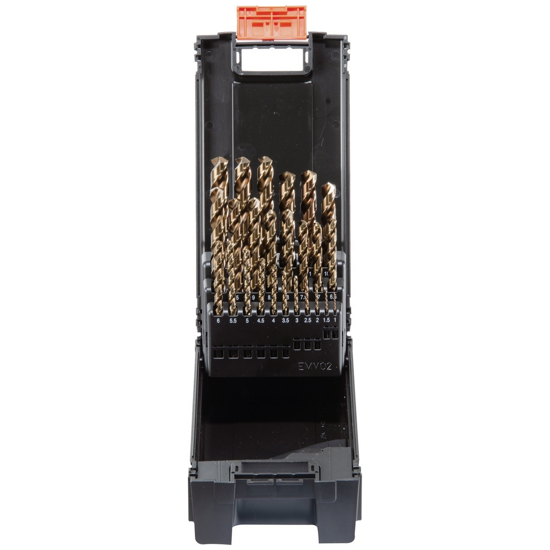 Projahn Kunststoff Kassette DIN 338 Typ SN 25-tlg. 1 - 13 mm/0,5 stgd.