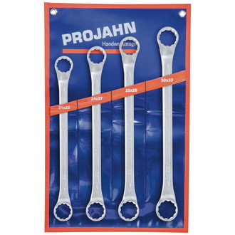 Projahn Doppelringschlüssel Set 4-tlg. 21 x 23 - 24 x 27 - 25 x 28 - 30 x 32 mm