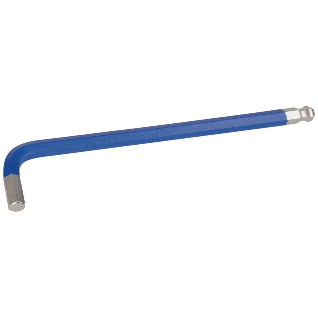 Projahn Kugelkopf-Winkelstiftschlüssel Innen-6Kant lange Ausführung, blau, mit Magnet 19,0 mm
