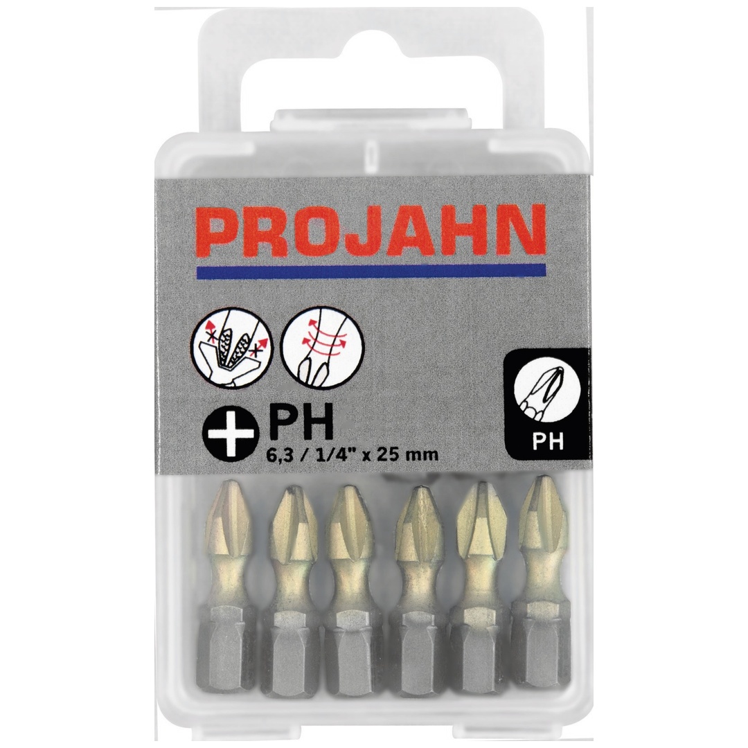 Projahn 1/4 STAR Bit L25 mm PH3 ZrN 10er Pack