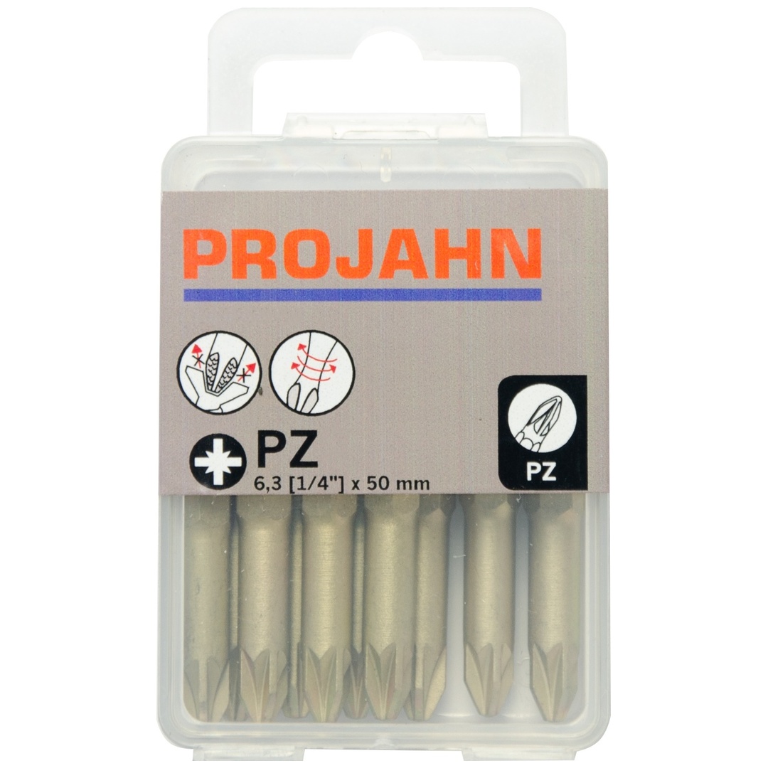 Projahn 1/4 STAR Bit L50 mm PZ2 ZrN 10e Pack