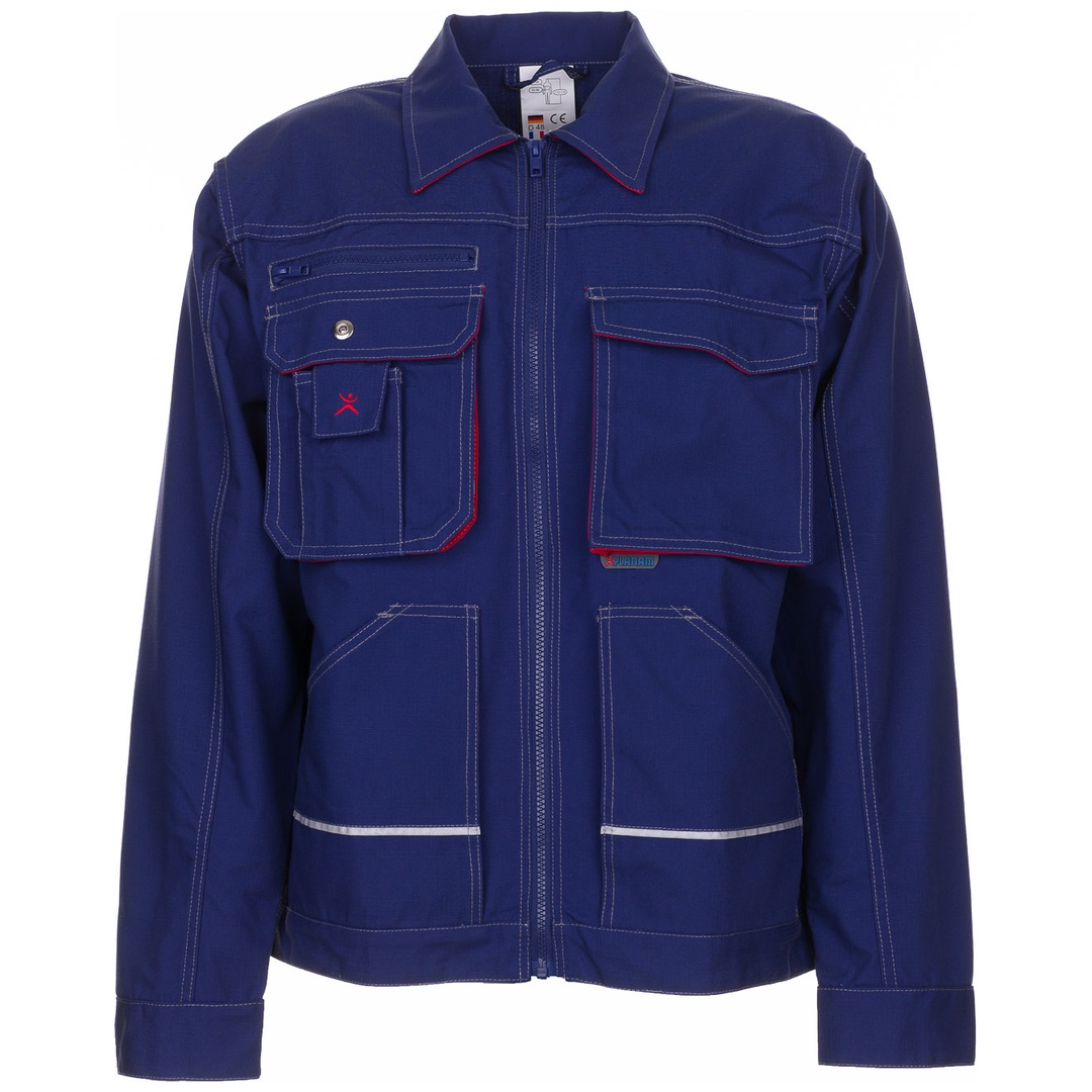 Planam Bundjacke Basalt Gr. 94 marine/rot