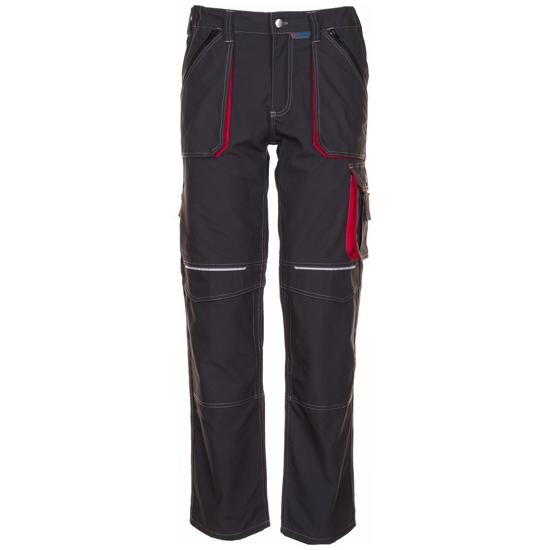 Planam Bundhose Basalt Gr. 64 anthrazit/rot