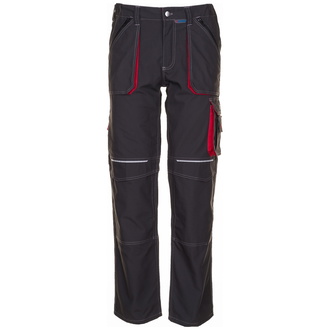 Planam Bundhose Basalt Gr. 48 anthrazit/rot