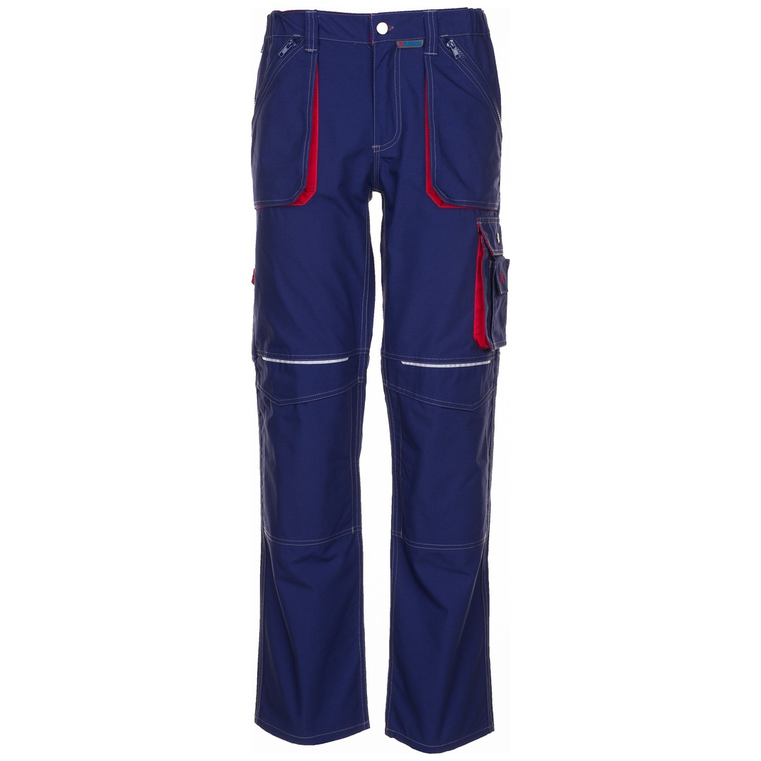 Planam Bundhose Basalt Gr. 62 marine/rot