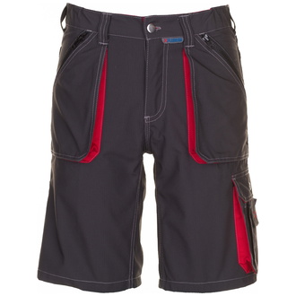 Planam Shorts Basalt Gr. S anthrazit/rot