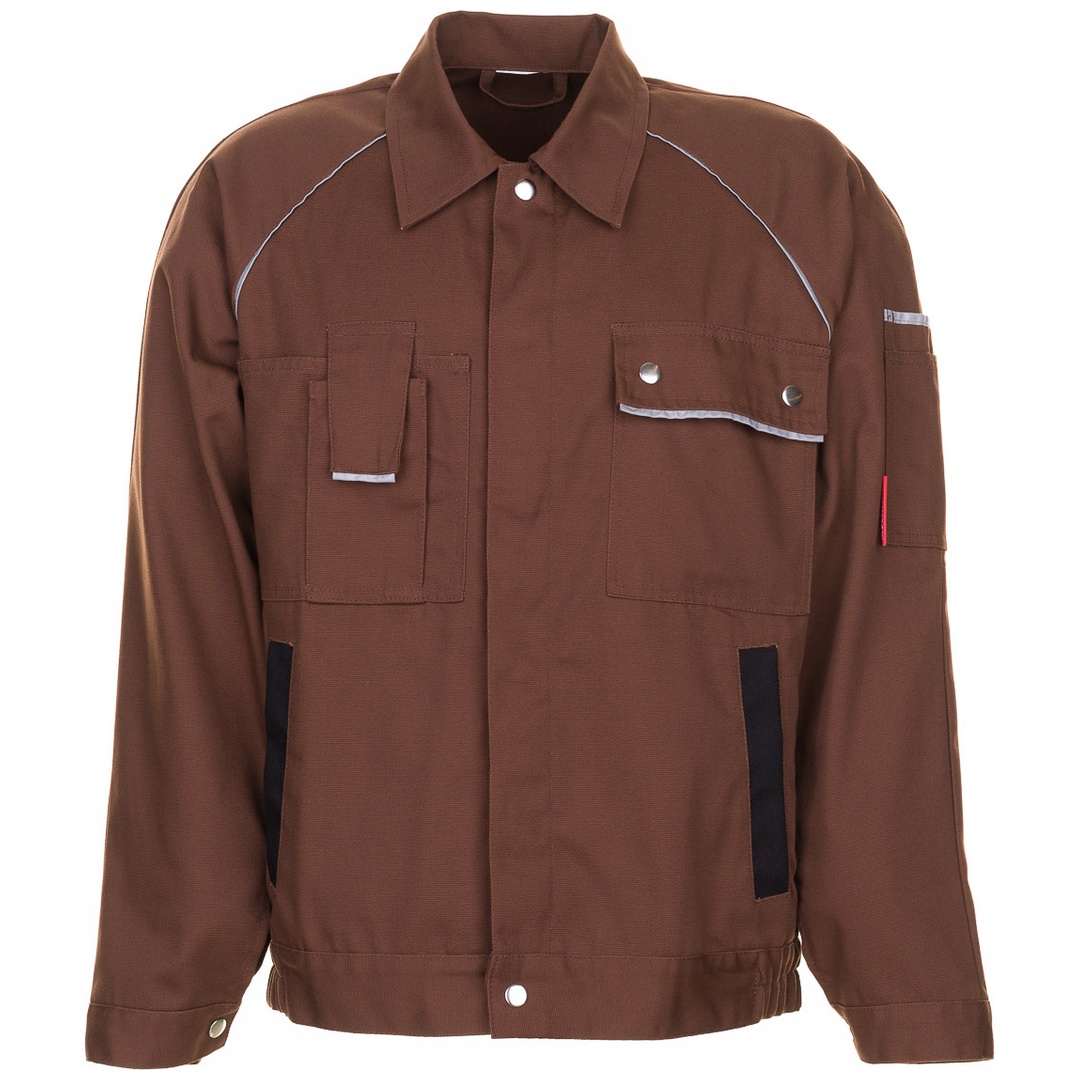 Planam Bundjacke Canvas 320 Gr. 64 braun/schwarz