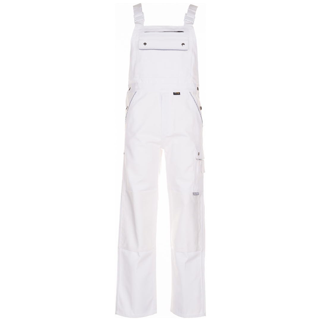 Planam Latzhose Canvas 320 Gr. 42 weiß