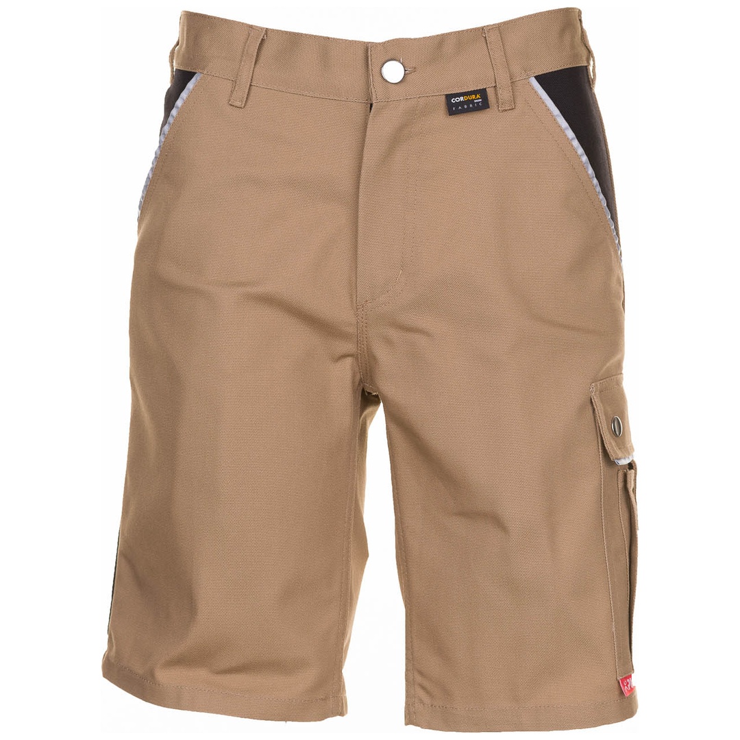 Planam Shorts Canvas 320 Gr. XL khaki/schwarz