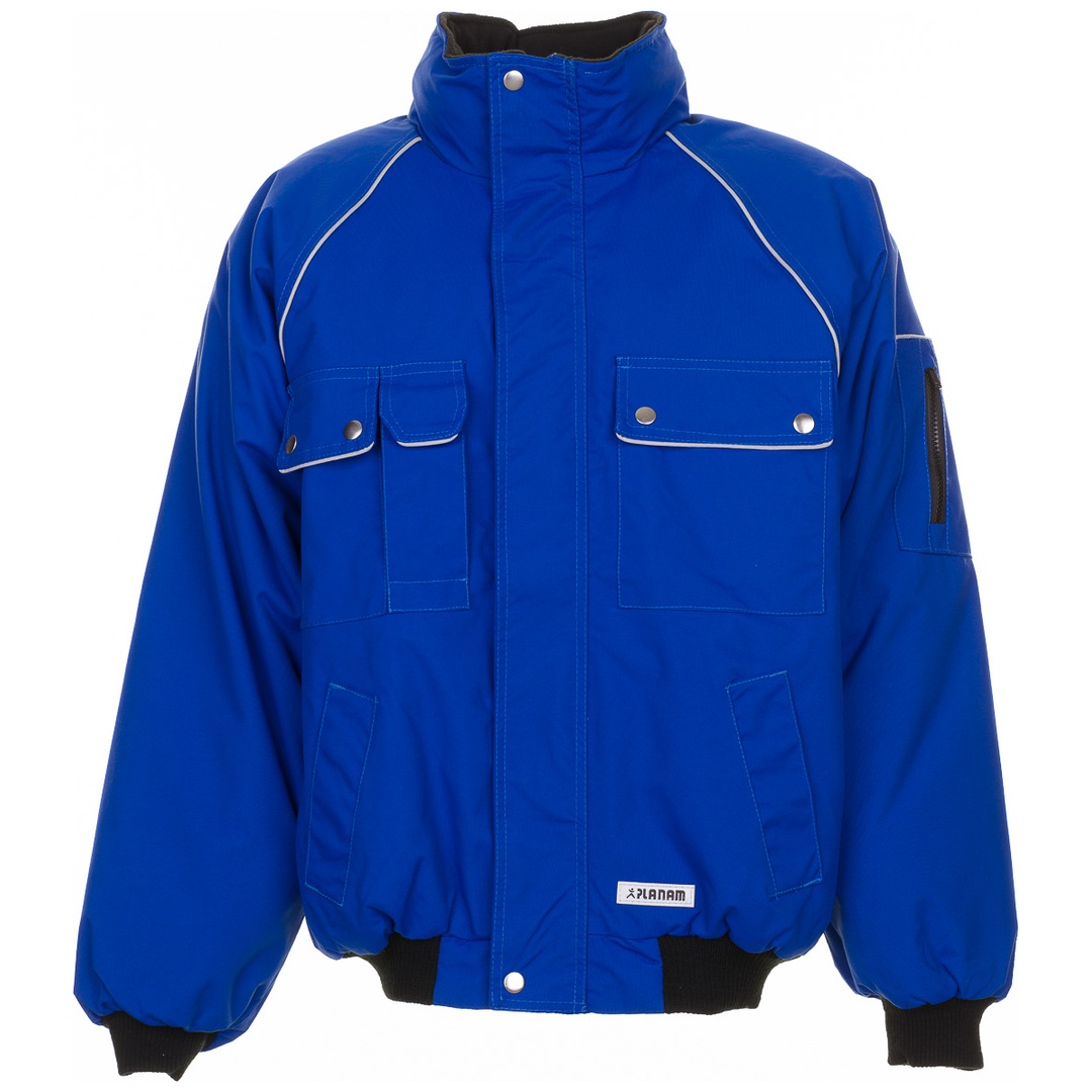Planam Winterblouson Canvas 320 Gr. 4XL kornblau/kornblau