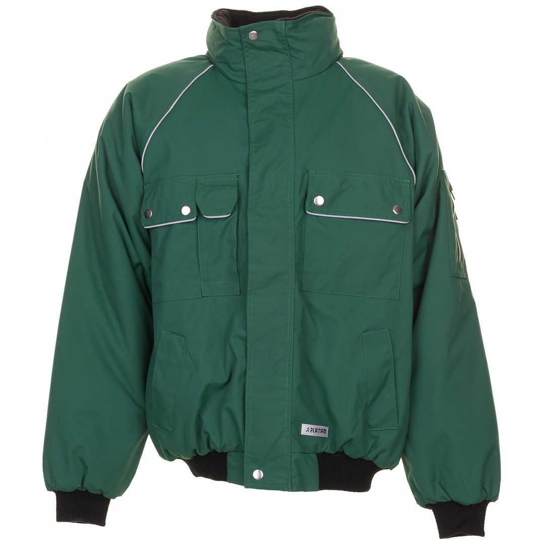 Planam Winterblouson Canvas 320 Gr. 2XL grün/grün