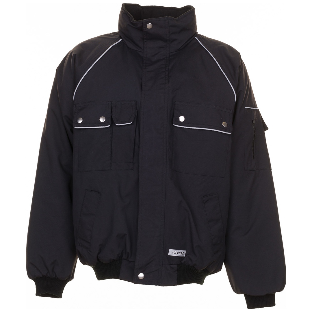 Planam Winterblouson Canvas 320 Gr. M schwarz/schwarz
