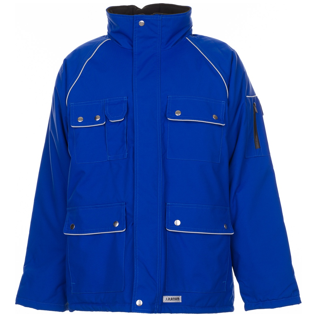 Planam Winterparka Canvas 320 Gr. M kornblau/kornblau