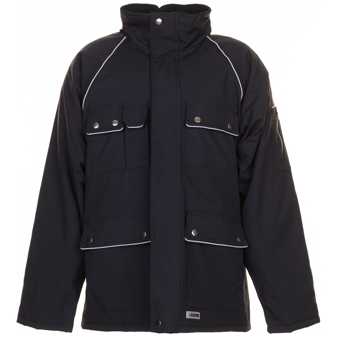 Planam Winterparka Canvas 320 Gr. 4XL schwarz/schwarz