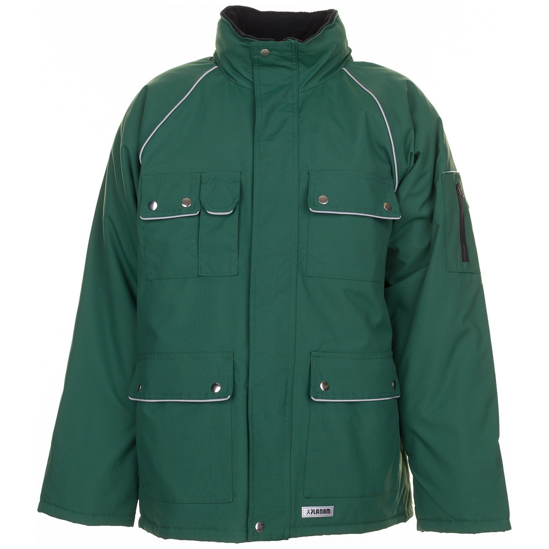 Planam Winterparka Canvas 320 Gr. S grün/grün