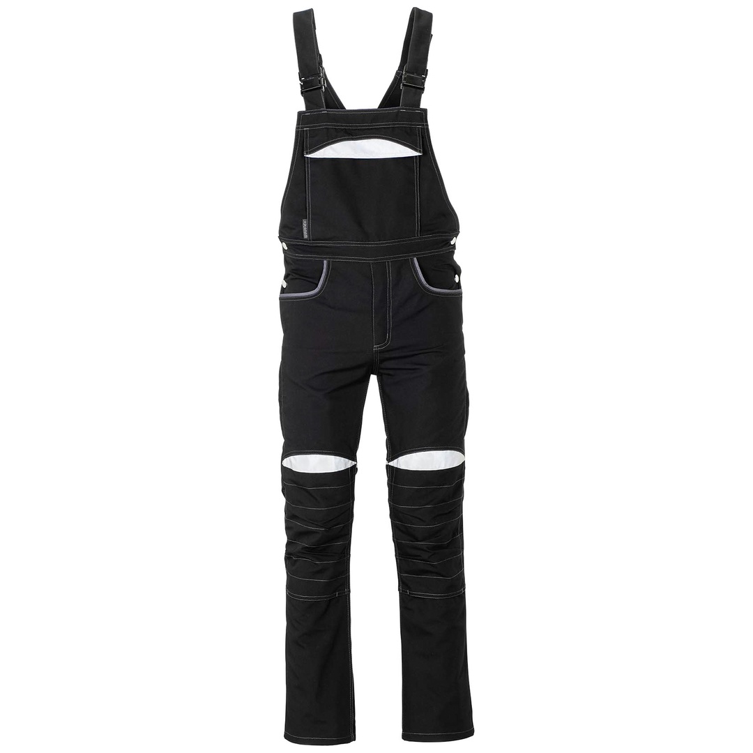 Planam Latzhose DuraWork Gr. 62 schwarz/grau