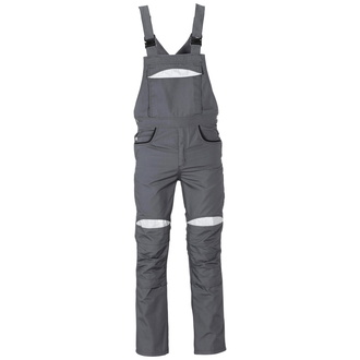 Planam Latzhose DuraWork Gr. 27 grau/schwarz