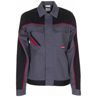 Planam Bundjacke Damen Highline Gr. 34 schiefer/schwarz/rot