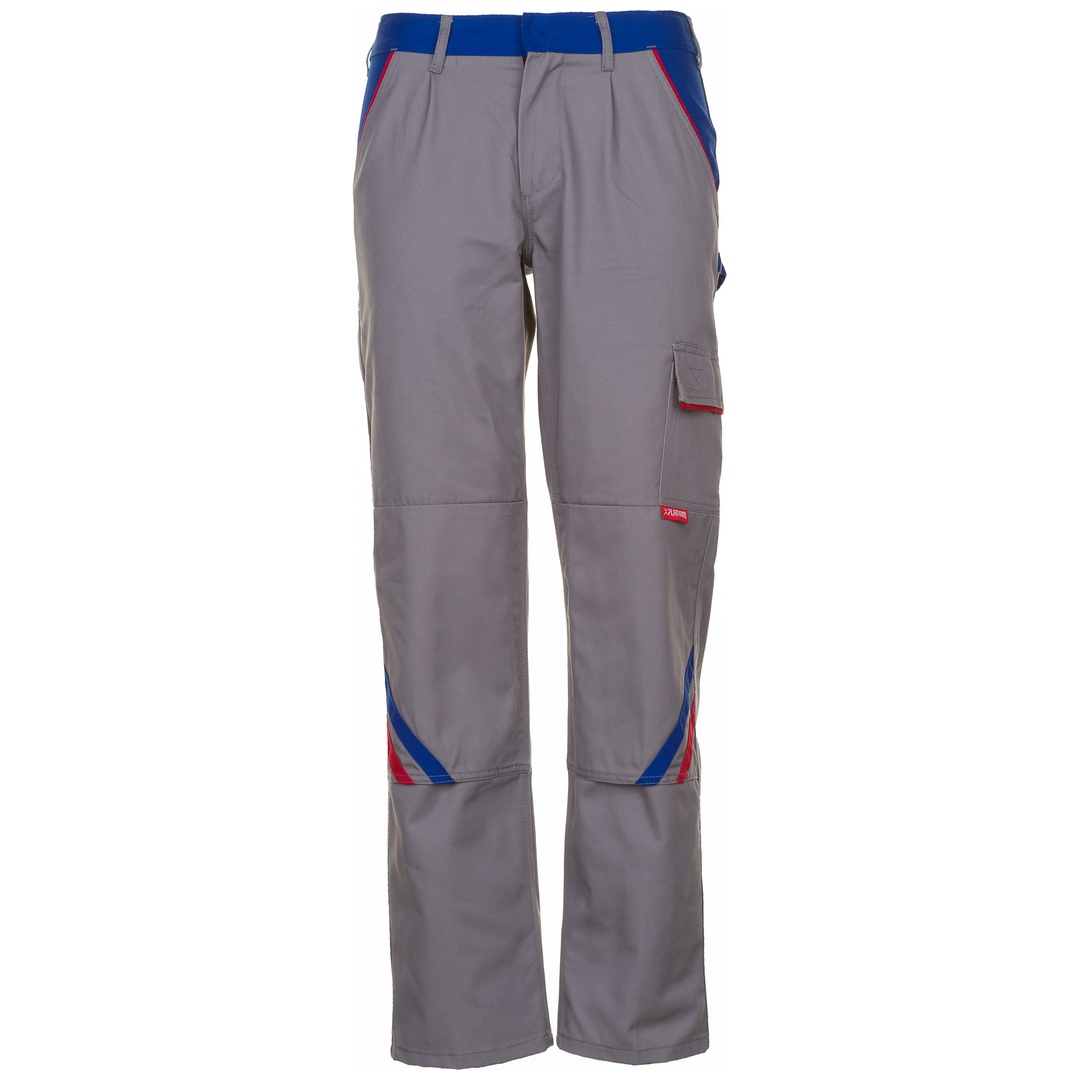 Planam Bundhose Highline Gr. 98 zink/kornblau/rot 220445