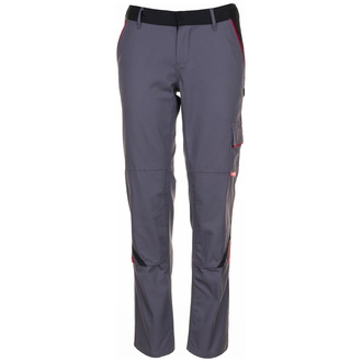 Planam Bundhose Highline Damen Gr. 40 schiefer/schwarz/rot