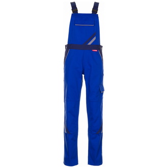 Planam Latzhose Highline Damen, Gr. 38 kornblau/marine/zink